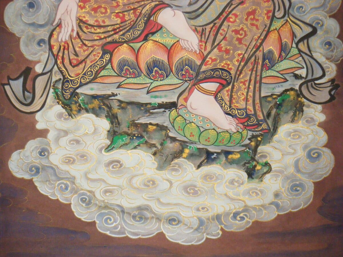 Amazon.co.jp: 【真作】絵画作者不詳無落款日本画観音仏画名品 Amazon.co.jp: 【真作】絵画作者不詳無落款日本画観音仏画名品